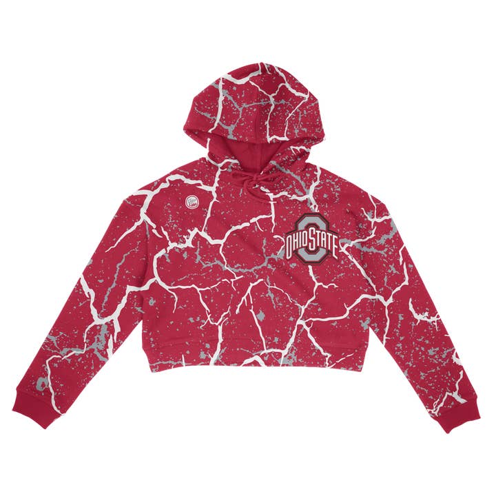 Ohio State Buckeyes Women’s Storm Crop Hoodie for wholesale by Dyme Lyfe