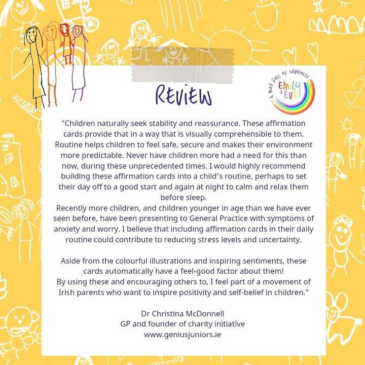 Emily and Eve - Wholesale Learning Cards - Kids & Baby - Children's positive affirmation cards | Fun learning8