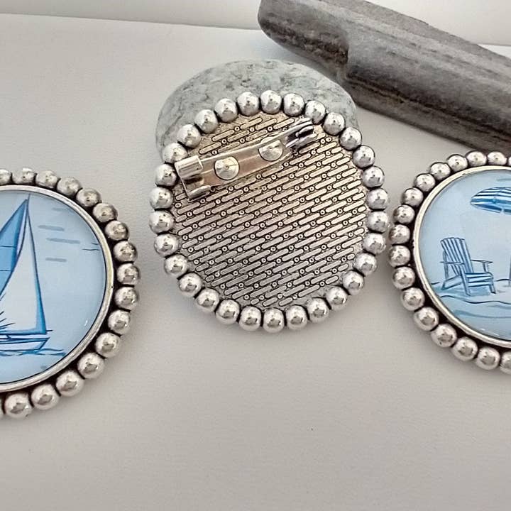 Piccadilly Pendants – wholesale Nål och knapp för kavajslag – Handgjorda anpassade Lapel Pins, Välj din bild, Kustsmycken