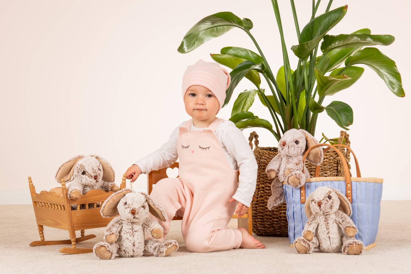Teddy Hermann - Vendita all'ingrosso Peluche - Bambini e neonati - Swerly Bunny peluche 25 cm - Giocattolo di stoffa1