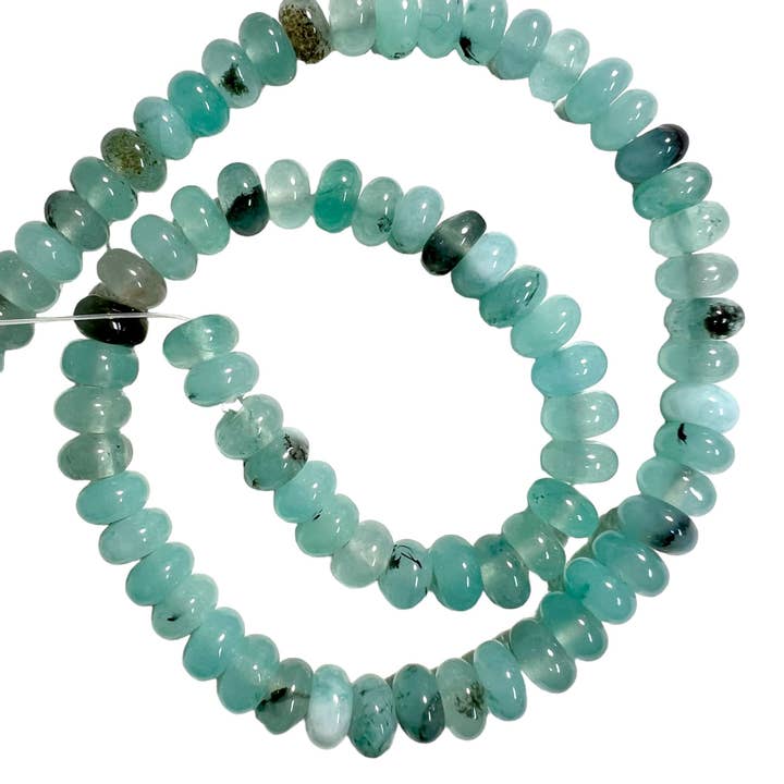 Sonya Renee Jewelry - Wholesale Beaded/Pearl Necklace - Lilly Gemstone Bead Necklace multi-color 8mm opals jade 33