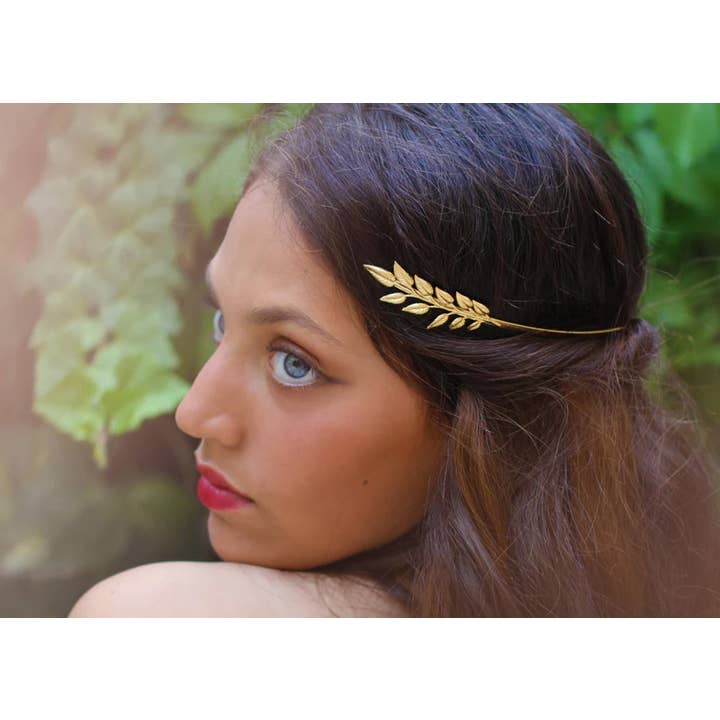 Olive Leaf Goddess Heaband for wholesale by Avigail Adam