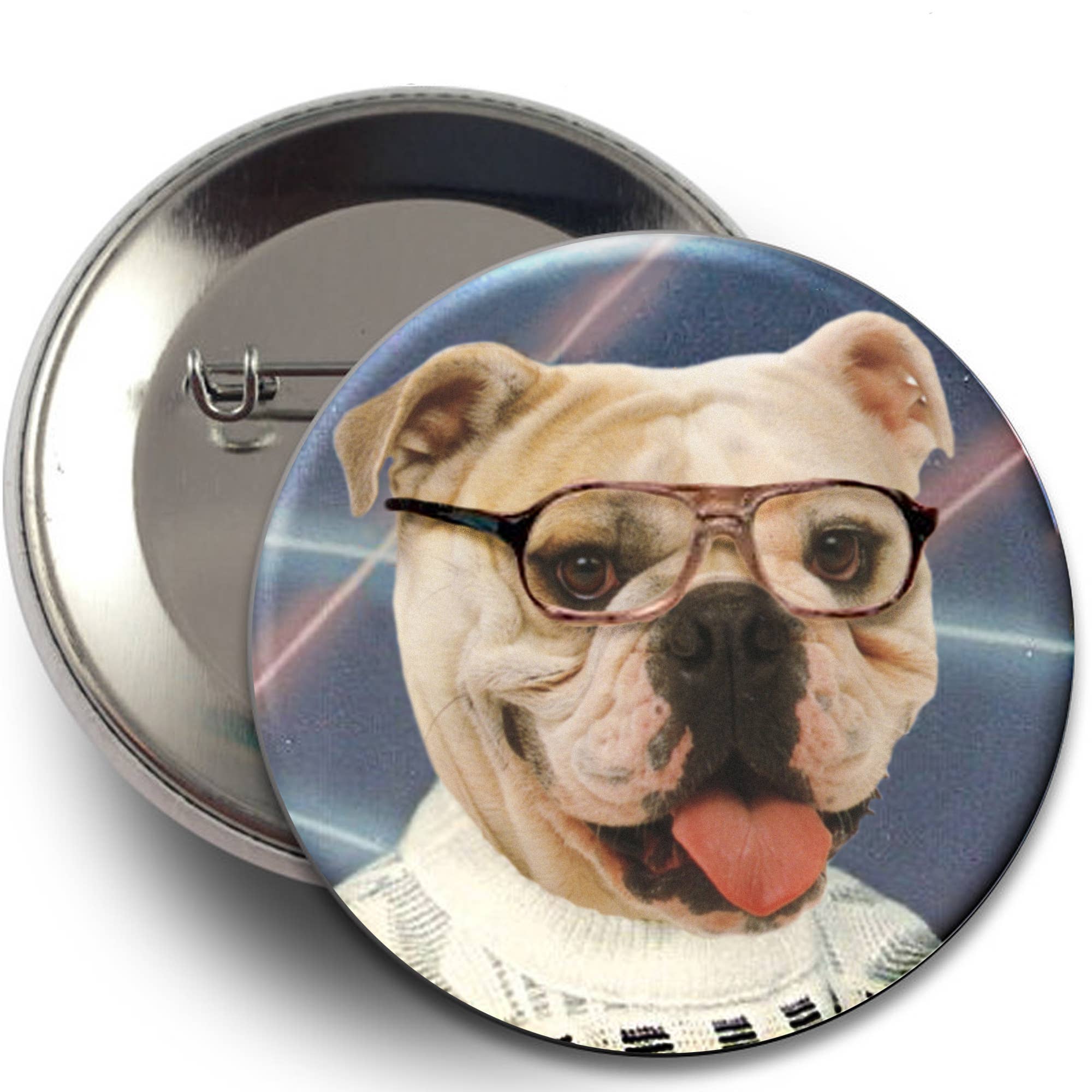 The Wild Oddisorium - Wholesale Lapel Pin/Button - Dog Buttons, Pins, Badges, POS, Funny Dogs in Clothes, Cute21