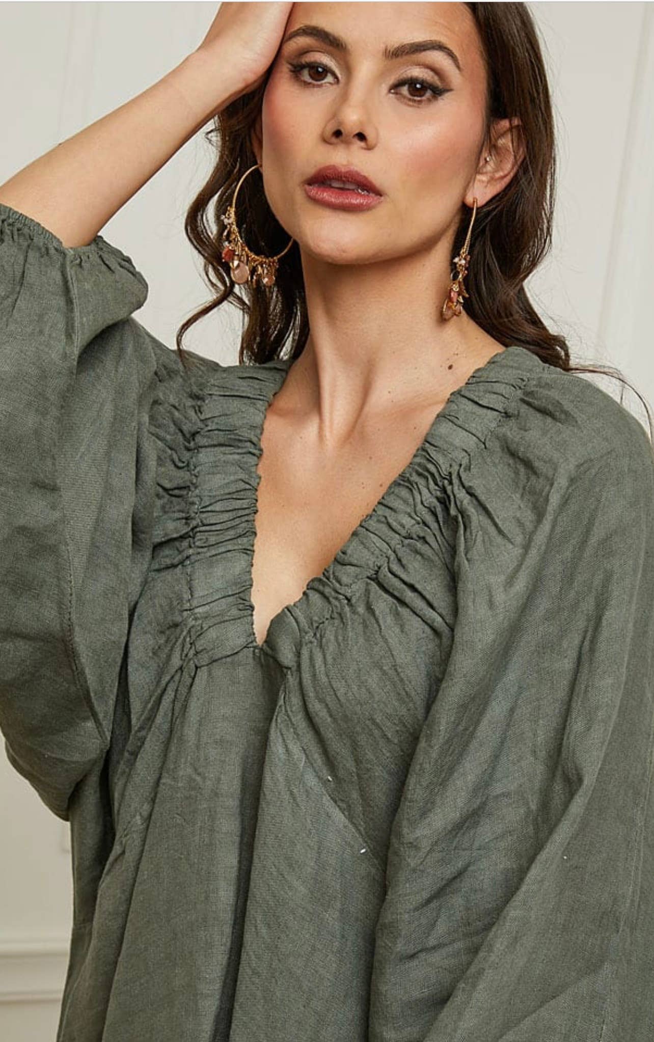 LÉA & LUC - Wholesale Dress - Women's - 100% linen dress REF. 7213623