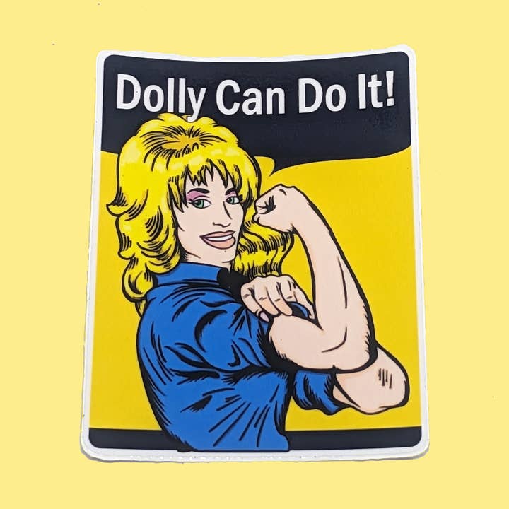 Dolly kann es schaffen Aufkleber für den Großhandel von Unpossible Cuts