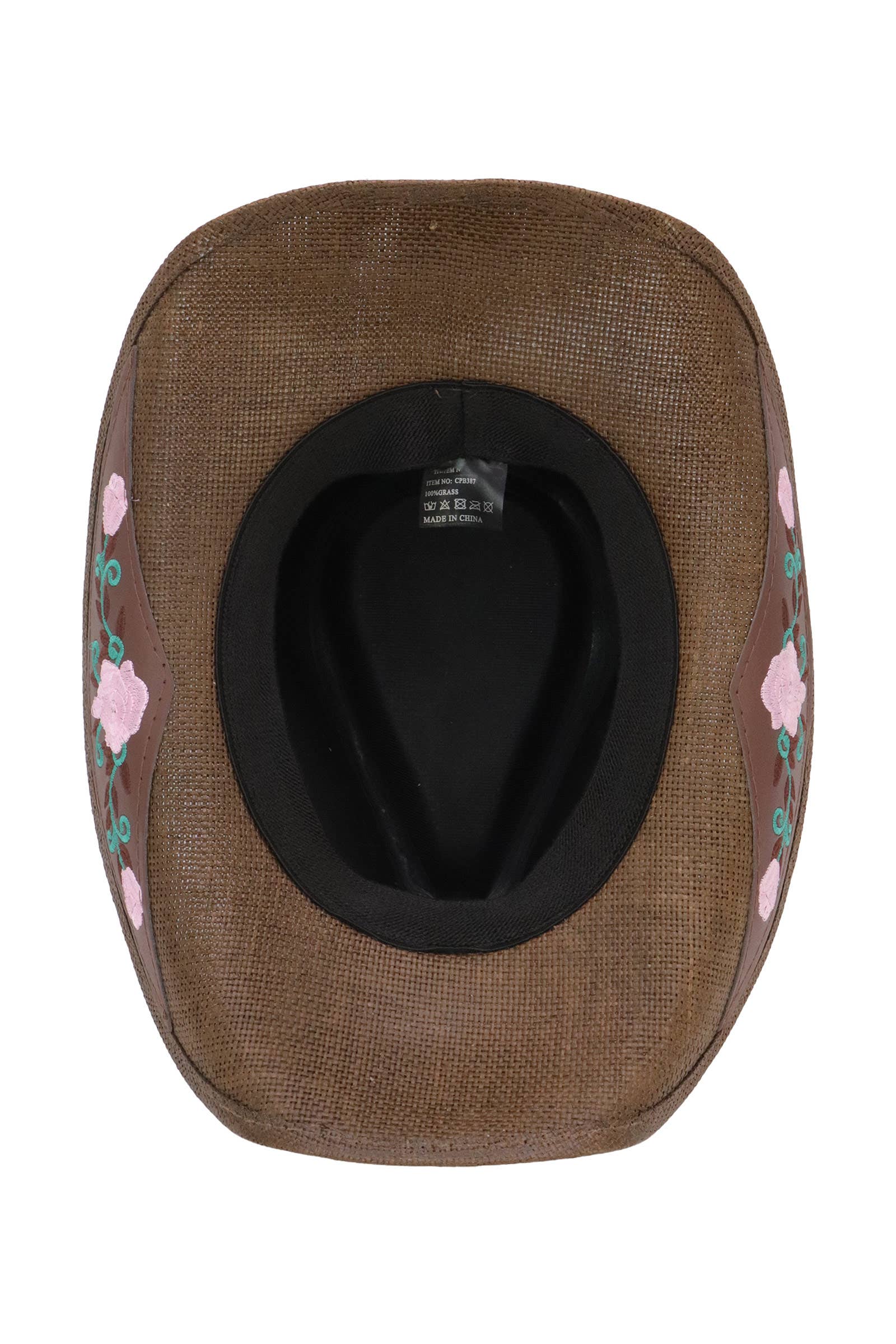 Cap Zone - Wholesale Cowboy Hat - Women's - Pink Rose Concho Belt Embroidered Cowgirl Hat16