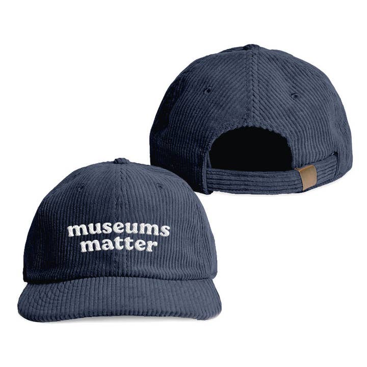 Museums Matter Corduroy Cap for wholesale by Popcorn Custom Products