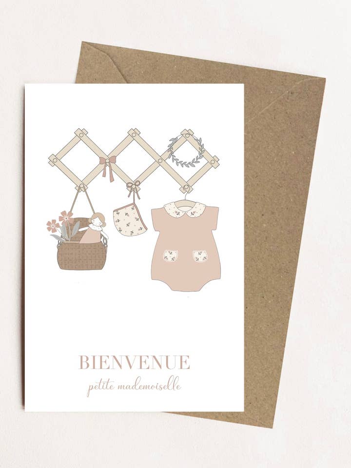 Card - Welcome Miss for wholesale by Les Yeux fripons