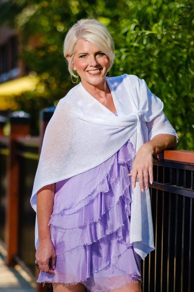 TINA Stephens Italy/Tees By Tina - Wholesale Wrap - Women's - Aliya Multi Way Cotton Wrap (W108)0