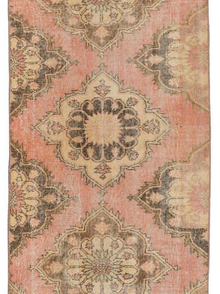 3x12.3 Ft Vintage Handmade Turkish Narrow Hallway Runner Rug for wholesale by Rug Specialist LLC.