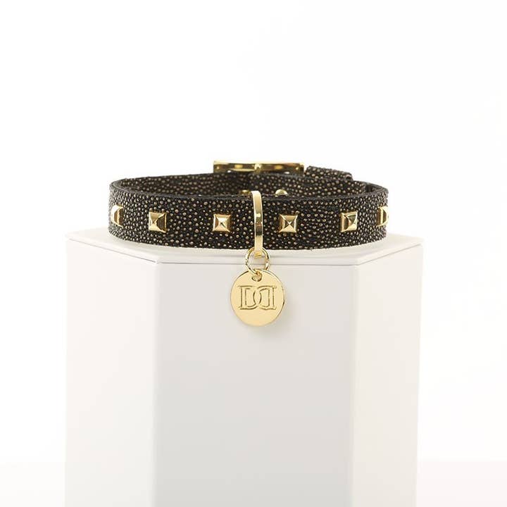 Devious Dogs - Wholesale Pet Collar - Dog - Glitz n Gold Dog Collar