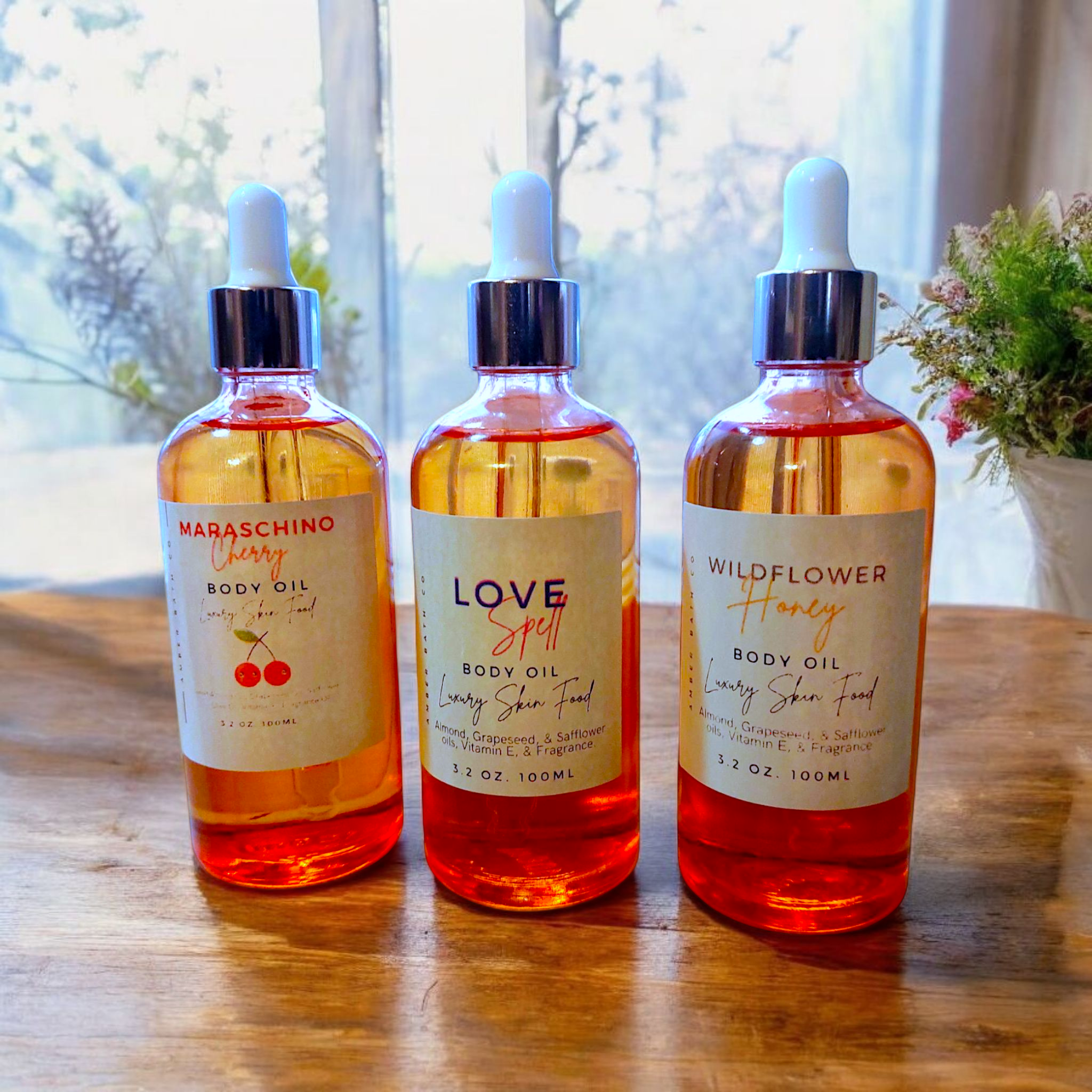 Amber Bath Co - Wholesale Bath/Body Oil - Scented Body Oil | 50 Scent Options | 3.2 oz.7