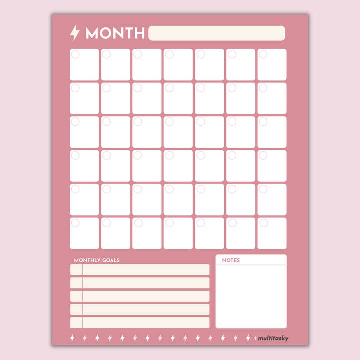 Multitasky - Wholesale Planner - Conquer My Day Planner Sheets (6-Month Supply)5
