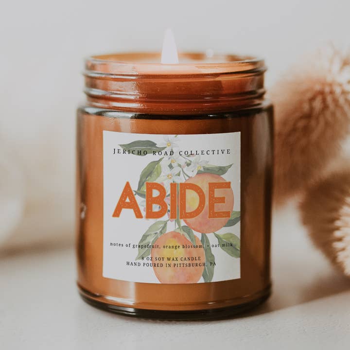 Jericho Road Collective - Venta al por mayor Velas en tarros - Vela de cera de soja Abide0