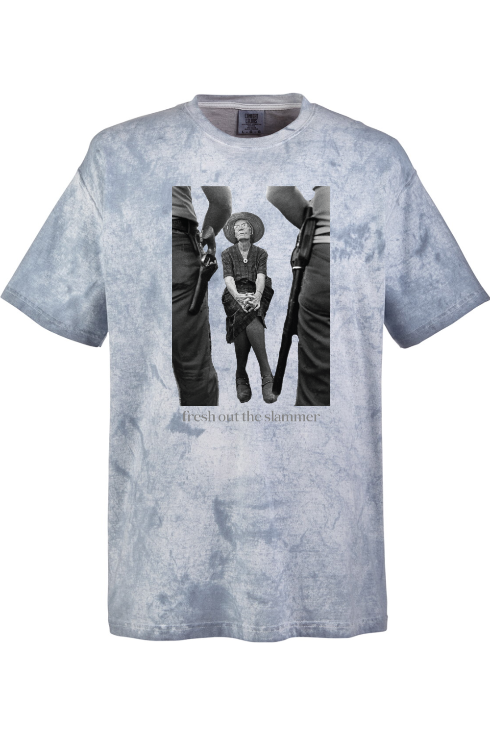 Sock Religious – Großhandel T-Shirt mit Siebdruck – Unisex – Frisch aus dem Knast - Dorothy Day Erwachsenen-T-Shirt - Comfort Colors8