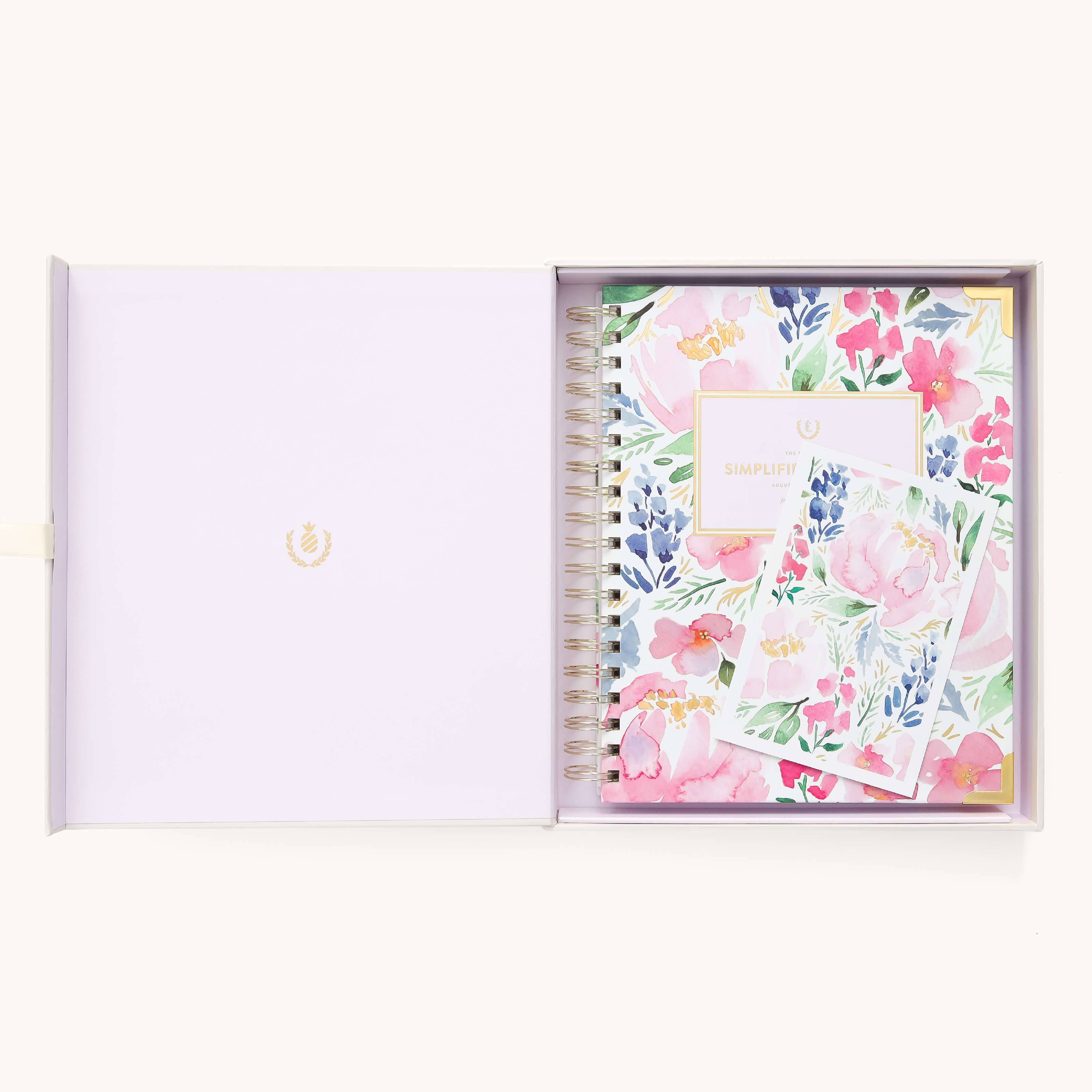 Simplified by Emily Ley – Engroshandel Planner – 2026 Spiral Ugentlig Forenklet Planner - Sommerhus Blomster5
