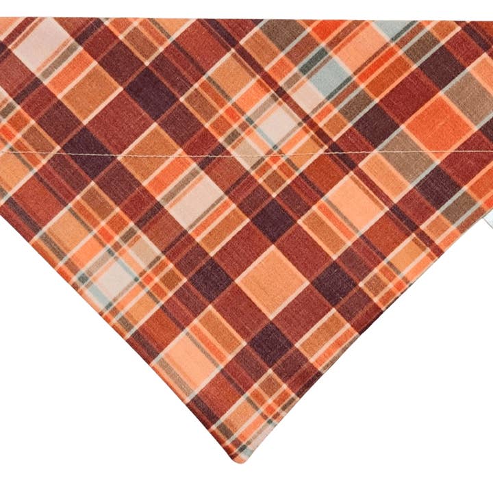 Höstskörd Rutig Husdjurshalsduk för wholesale av Mutty Mornings