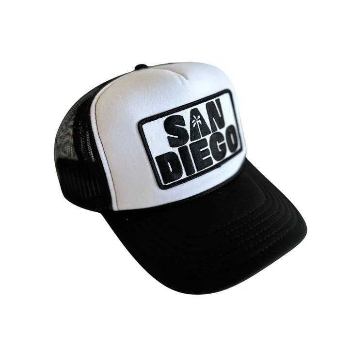 Local Beach - Wholesale Trucker Hat - Unisex - San Diego Palm Patch Trucker Hat3