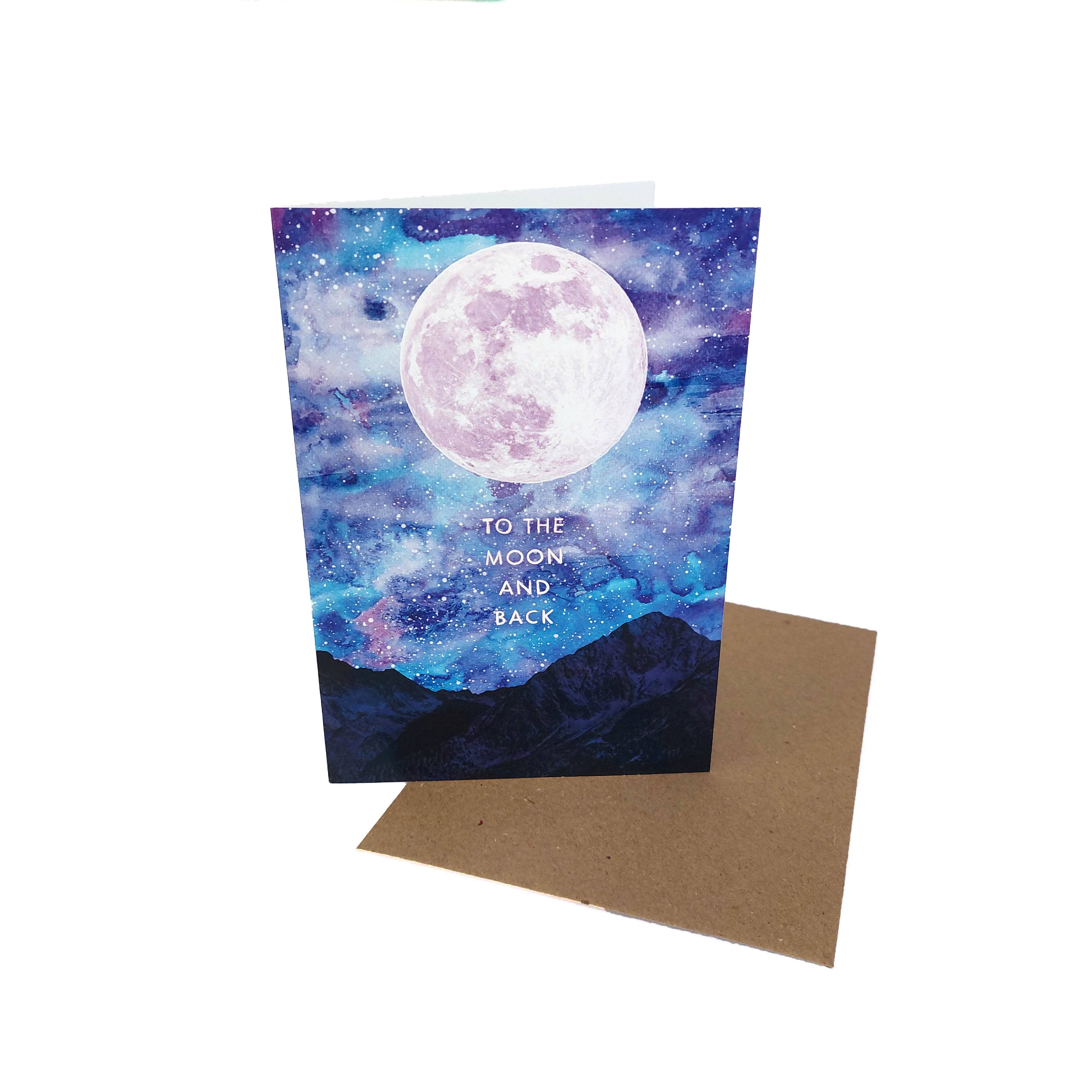 Rebecca Reck Art - Wholesale Love Card - To the Moon and Back folding card1