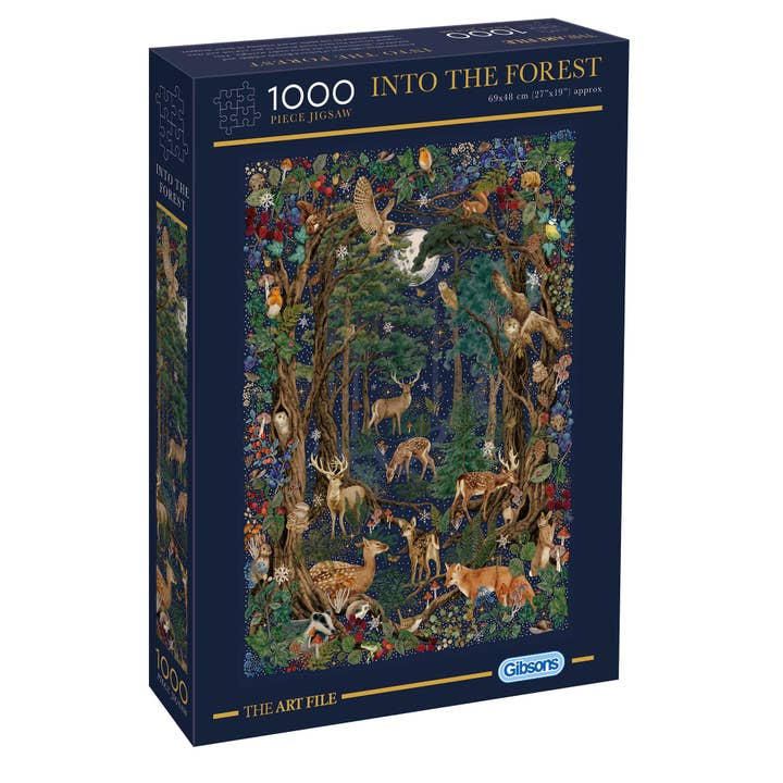 The Art File Into The Forest 1000 Piece Jigsaw Puzzle for wholesale by Gibsons Games Inc