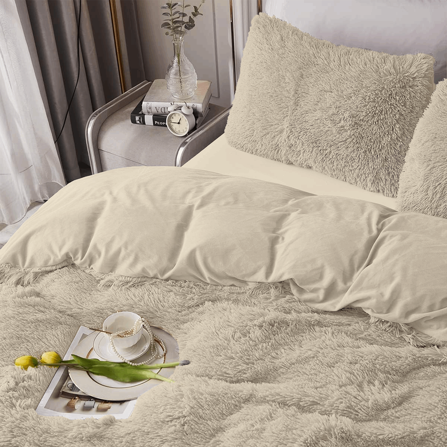 Beach Stone – wholesale Bedding set – Teddy Cuddles Hug & Snug Duvet Cover Bedding Set With Pillowcase Cosy & Warm15