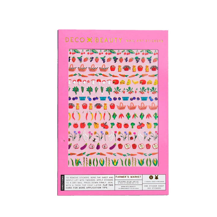 Deco Beauty - Wholesale Nail Art/Decal - Nail Art Stickers - Farmer's Market