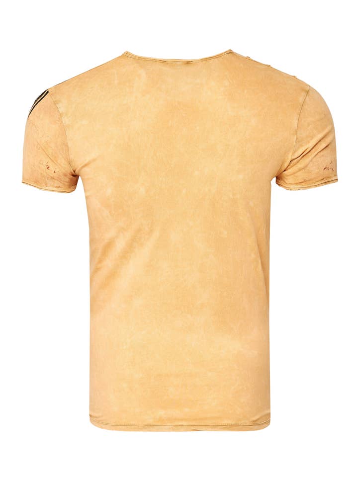 Rusty Neal - Wholesale Screen Printed T-Shirt - Men's - Faded T-Shirt with Front Print 2288