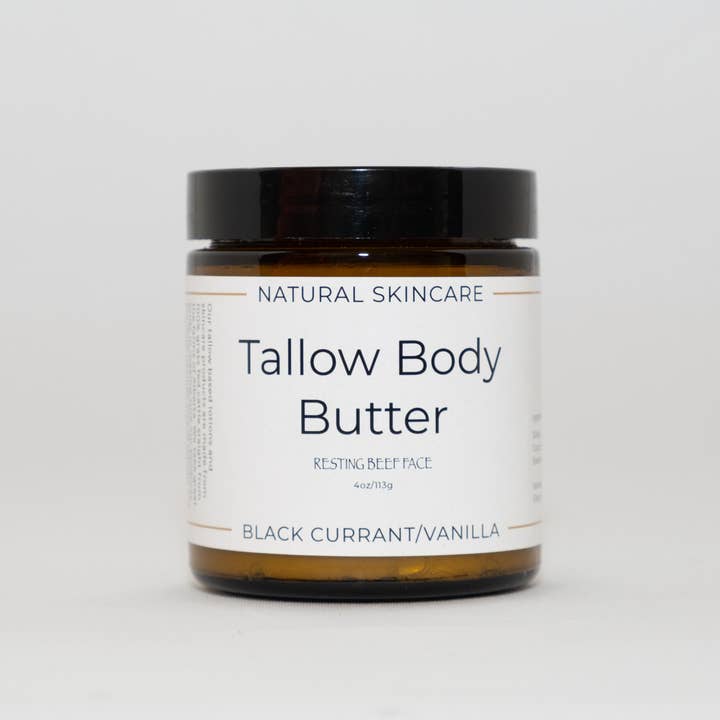 Resting Beef Face - Wholesale Body Balm/Butter - RESTING BEEF FACE | TALLOW BODY BUTTER | 4oz8