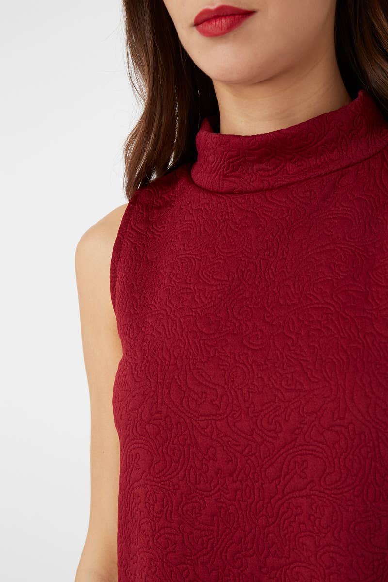 BanBat - Vendita all'ingrosso Vestito - Donna - Abito senza maniche con collo alto Rif: 89135