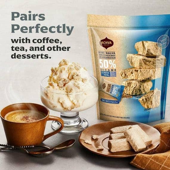 Galil Brands - Wholesale Snack Bar - Mini Halva Snack Bag | Sugar-Free Halva | 5.3 oz9