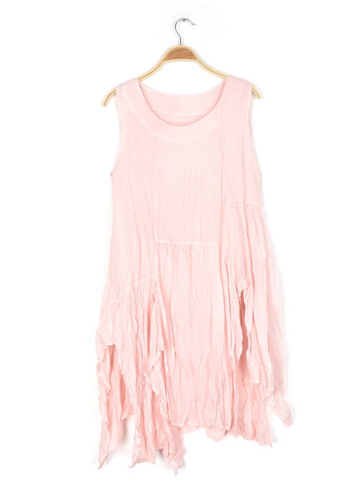 Thai Cotton Asymmetrical Dress-05595 for wholesale by Nusantara Inc.