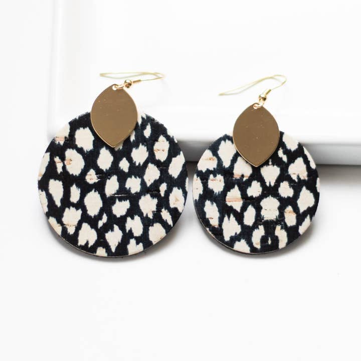 Black Monarch Macy Earrings for wholesale by Sela Designs