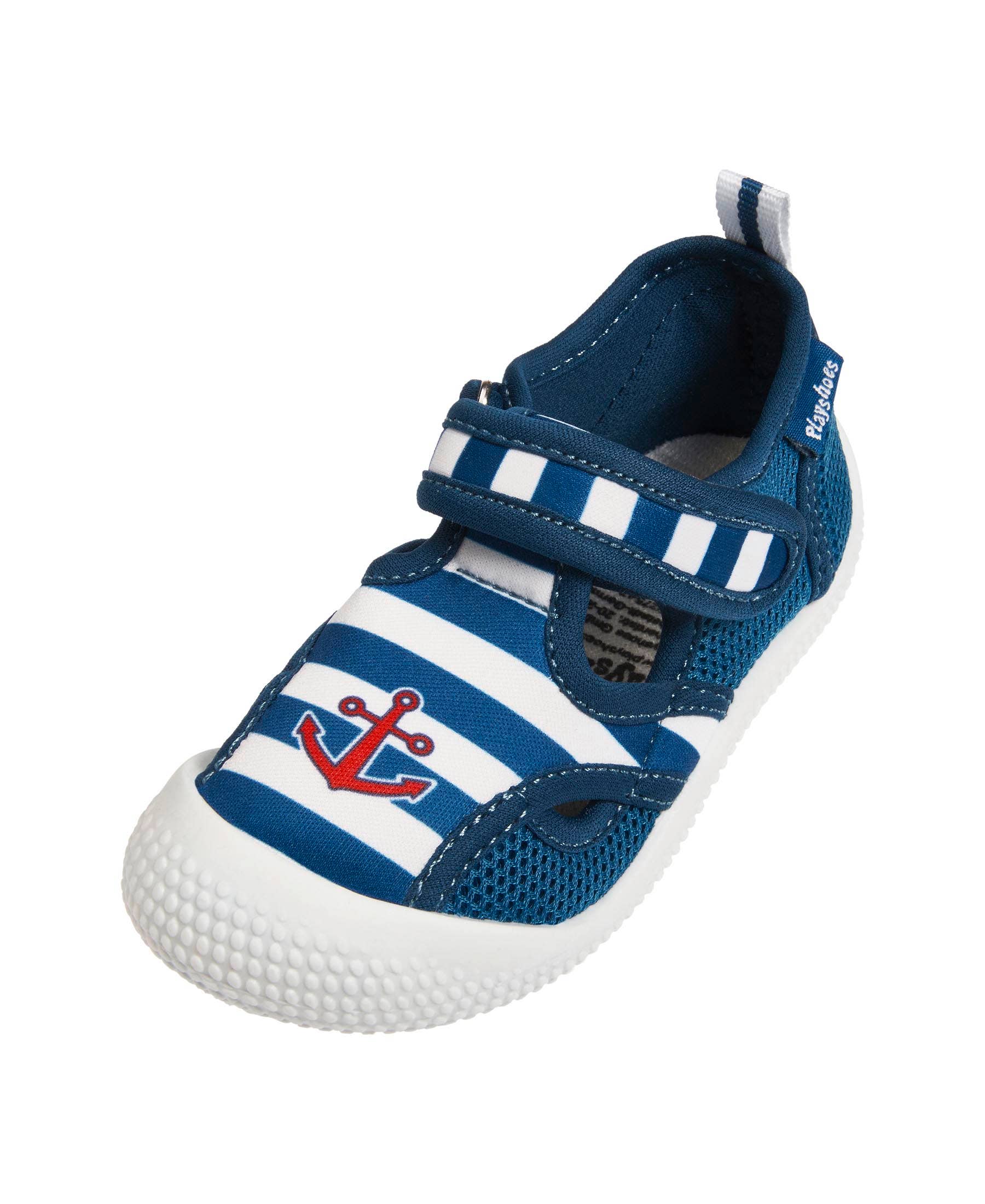 navy white Aqua shoe maritime anchor for wholesale on Faire2