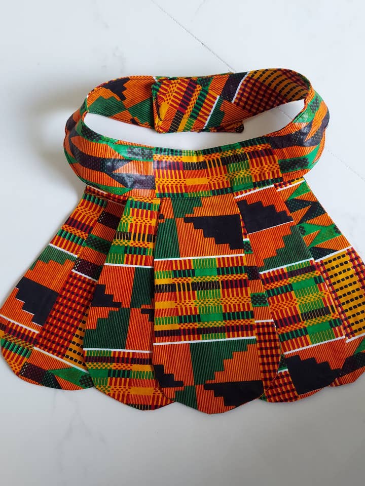 Bib Necklace - Kente for wholesale by India Batik