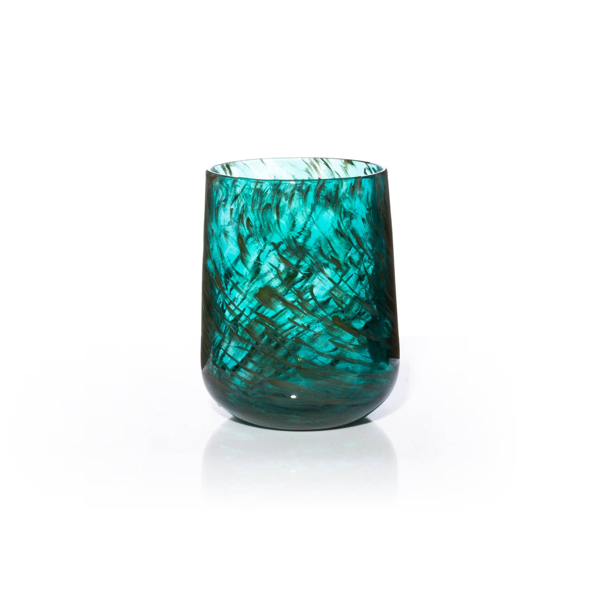 Clink Glassworks - Wholesale Wine Glass - Stemless Wine Glass - Kelp Forest1