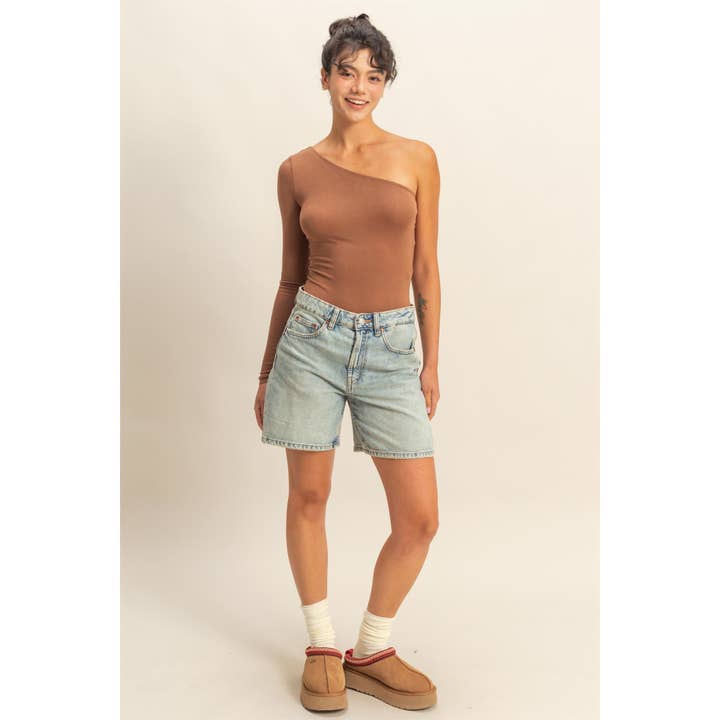 HYFVE - Wholesale Bodysuit - Women's - One-Shoulder Bodysuit5