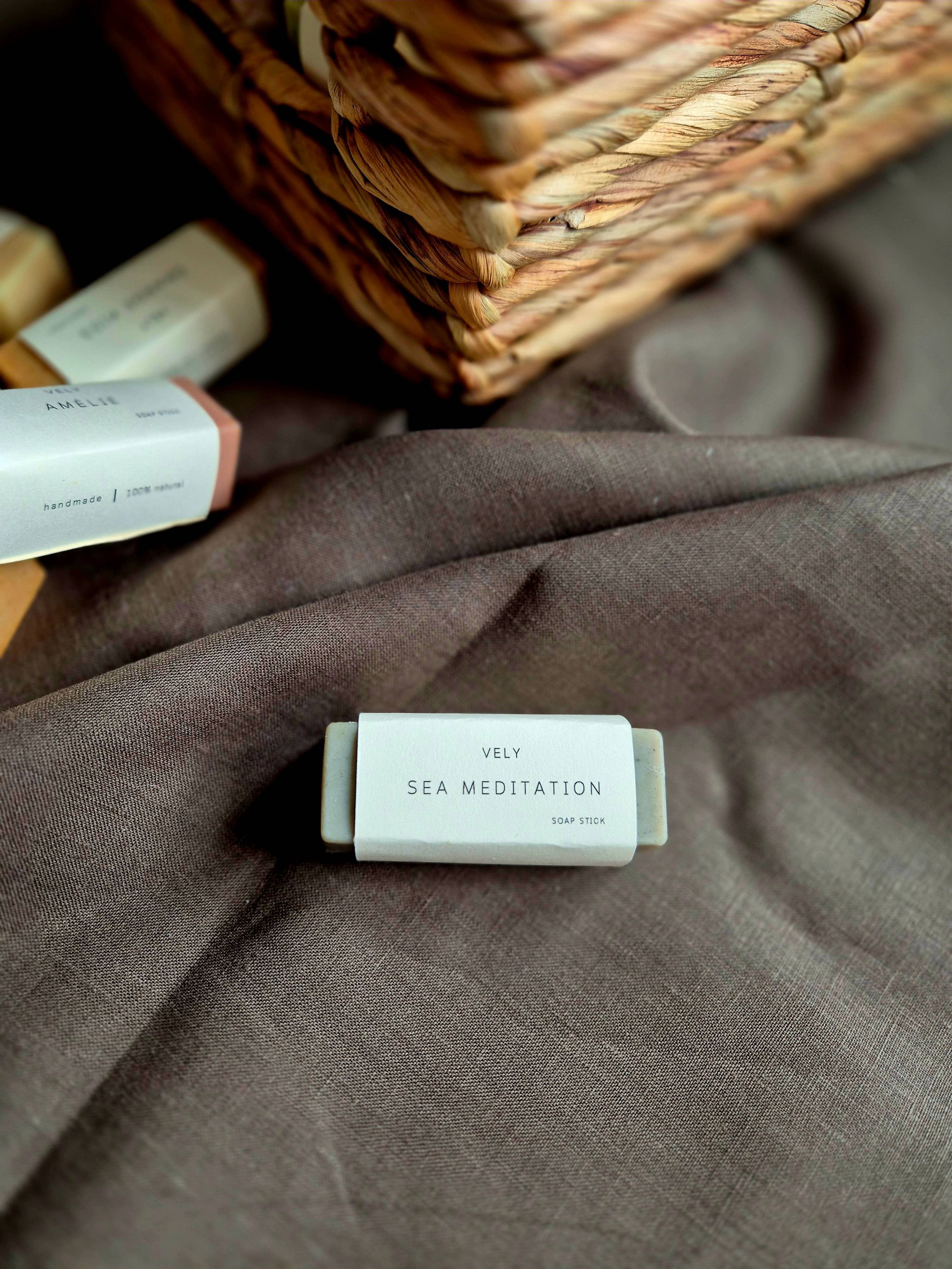 The Vely Soapery - Wholesale Bar Soap - Natural Mini Soap, Guest Soap "Sea Meditation", 50g 1