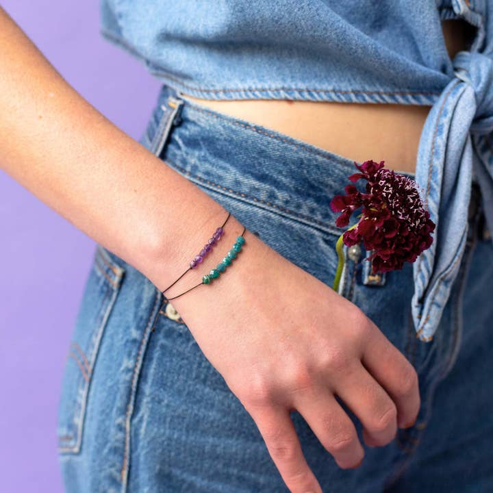 SoulKu - Wholesale Beaded Bracelet - Apatite Hummingbird Bracelet for Anything Is Possible