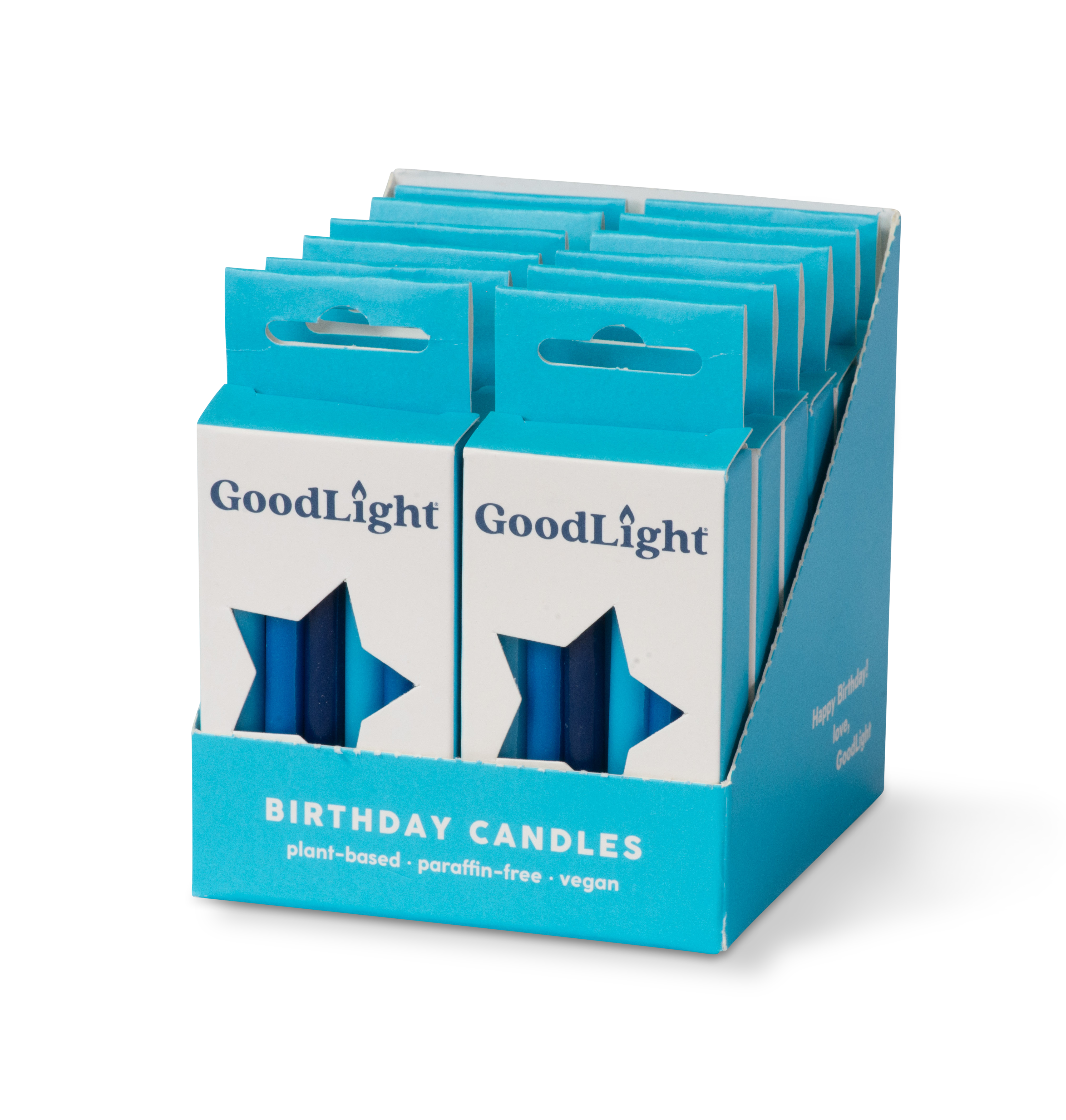 GoodLight Natural Candles – wholesale Tårtljus – Veganska födelsedagsljus | 12-pack10