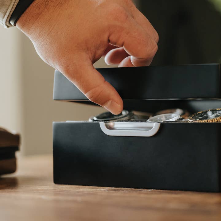 Case Elegance - Wholesale Jewelry Box/Organizer - Modern 2x3 Watch Box - 6 Slot6