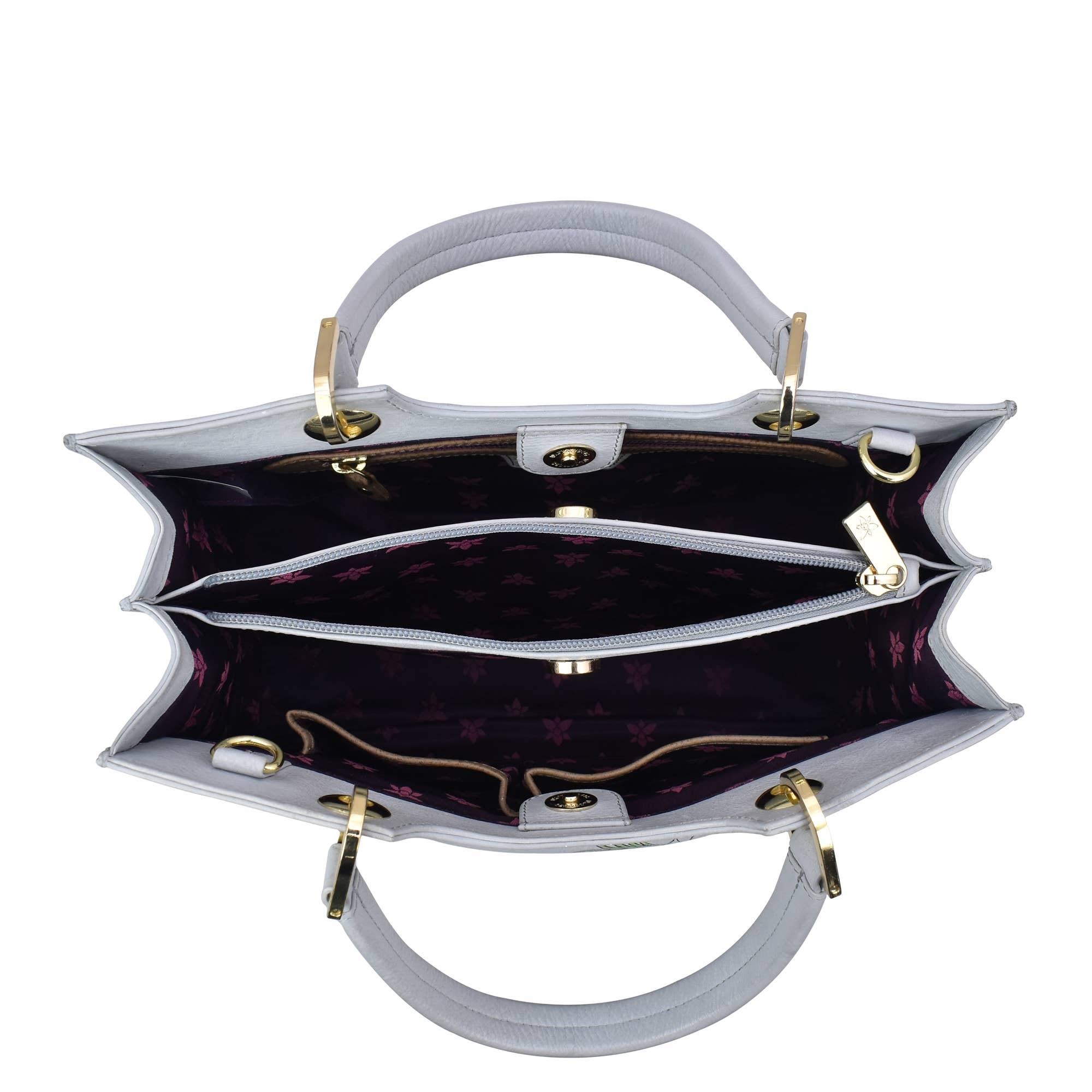 Anuschka | Vanya Lara (USA) - Wholesale Satchel - Women's - Hand-Painted Leather Medium Satchel - 6973