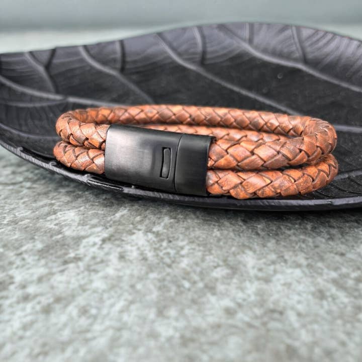 Combinatie Leren Armband - Stijl 140 voor wholesale door Sun Enterprises B.V.