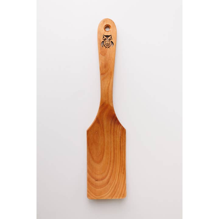 Alder Spatula, Owl for wholesale by Talla Imports