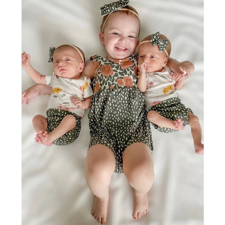 Rose Bubble Romper, Floral Bubble Romper for wholesale by Remi Rae’s LLC