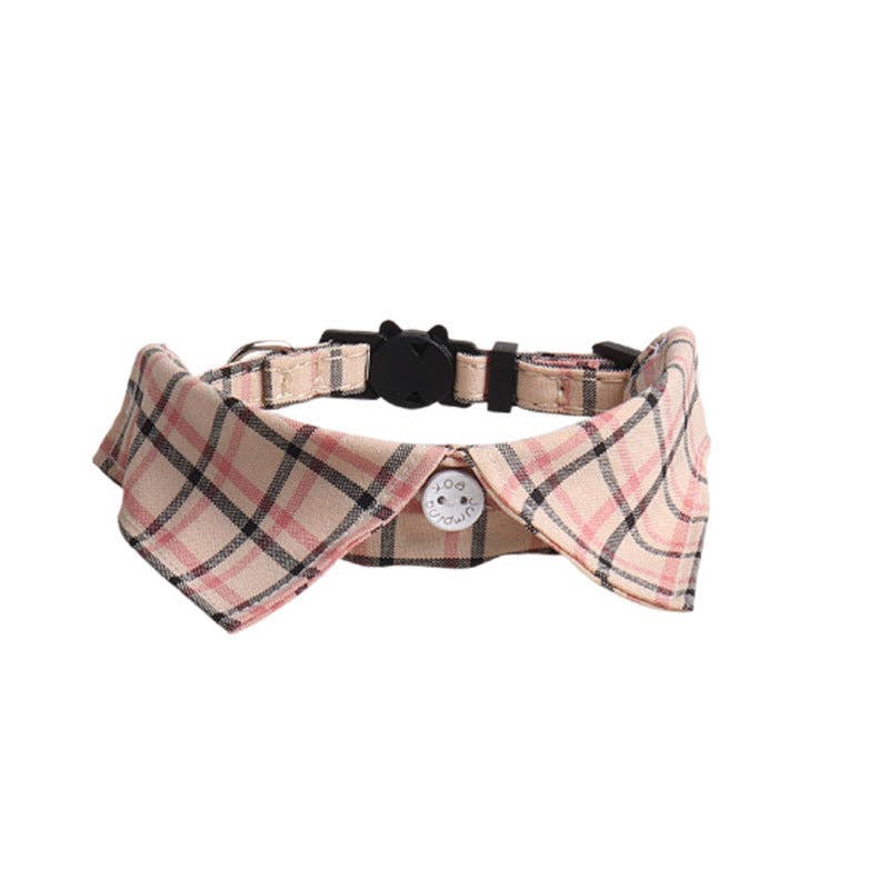 Cheerhunting - Wholesale Pet Collar - Cat - Mokka - Plaid Cat Collar with Bell4