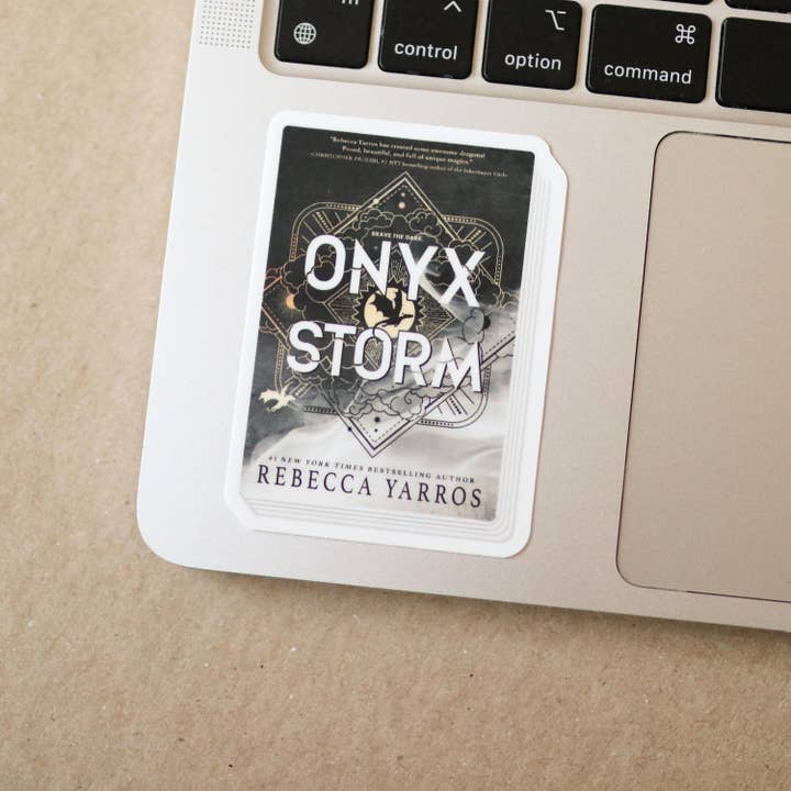 The Sticker Shop - Wholesale Sticker - Onyx Storm Book Sticker - Waterproof Laptop Decal3