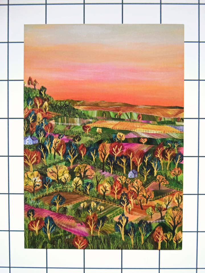 Golden Hour Print/A4 + A3/Stampa artistica opaca 350 gsm per la vendita all'ingrosso da parte di Freya Snow