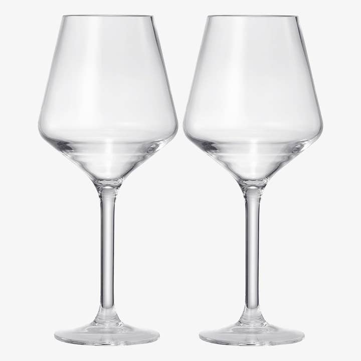 The Wine Savant / Khen Glassware - Wholesale Wine Glass - Tritan Acrylic Floating Stemmed Wine Glasses Set of 65