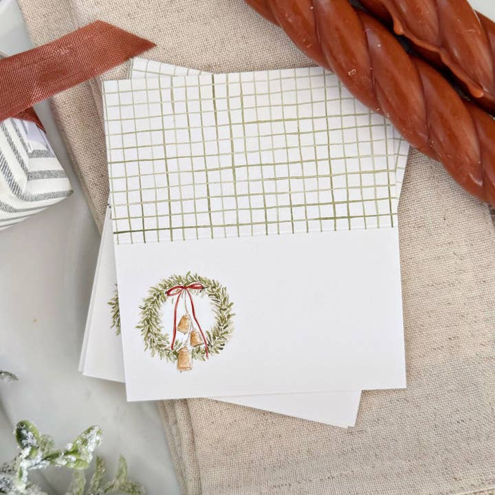 emily lex studio - Wholesale Place Card / Place Holder - bell wreath place cards