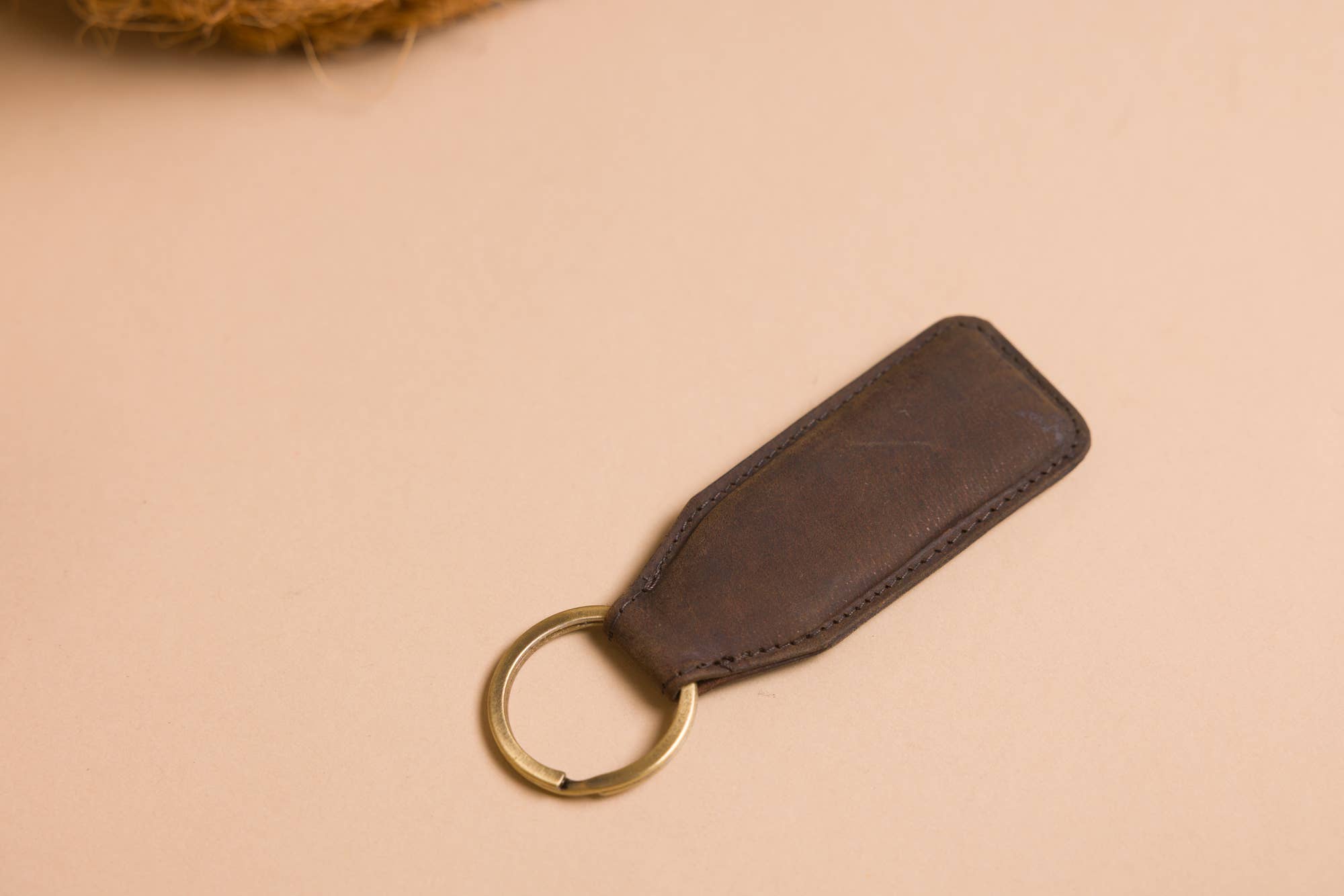 Redbrick - Vendita all'ingrosso Portachiavi - Unisex - Portachiavi in pelle marrone rustico Woodbridge3